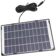 6W High Efficiency 12V DC5521 Camera Solar Panel for Home Lighting Polycrystalline Silicon Material