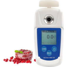 Hochpräzises digitales Brix-Refraktometer, 0-55%, Brix-Messgerät, automatische Temperaturkompensation, Brechungsindex, Zuckergehalt
