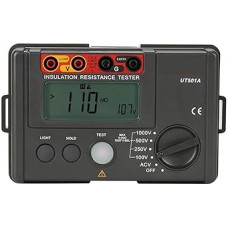 Kapazitätsmesser, UT501A Isolationswiderstandsmessgerät 1000V Megohmmeter 5GΩ Ohmmeter Professionelles digitales Ohmmeter Elektrisches Megometer