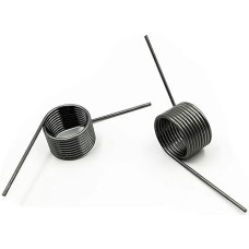 Torsionsfeder 10 STÜCKE Rückholfedern Schraubenfeder 65Mn Stahldraht Durchmesser 0,7mm(6.3mm(9 ratų),9.0mm(10vnt),0.7mm(180 laipsnių))
