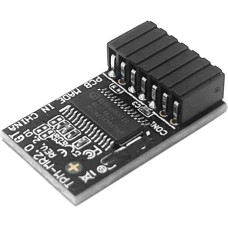 TPM 2.0 modulis TPM SPI LPC 14 kontaktų pagrindinei plokštei ASUS ROG Crosshair VI Hero/ROG Maximus IX Extreme/ROG Maximus X APEX/ROG Rampage V Edition 10/ Suderinamas su GC-TPM2.0 SPI 2.0 SLB9665