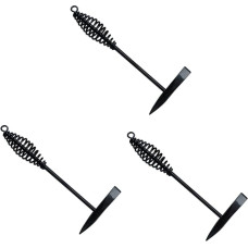 Gadpiparty Pack of 3 Welding Slag Hammer, Spring Handle, Shock-Absorbing Carbon Steel with Flat and Pointed Chisel, Hanging for Welding, Construction, Repair, Indoor, Outdoor