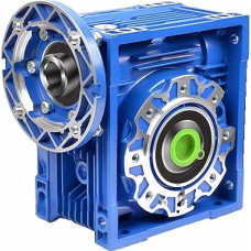 NMRV075 Schneckengetriebe-Drehzahlminderer 80B5 Flansch mit 19 mm Eingangswelle 28 mm Ausgangsbohrung Metallgetriebe