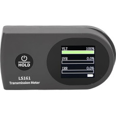 Saulės plėvelės testeris, skaitmeninis automobilio langų atspalvio matuoklis, perdavimo matuoklis su spalvotu ekranu, automatinis kalibravimas, matomos šviesos testavimas