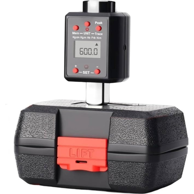 Digitaler Drehmomentschlüssel-Adapter 1/4 3/8 1/2 3/4 Zoll 13-135 Nm 6-600 Nm Metall Heavy Duty Kompatibel mit Ratschenschlüssel