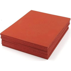 Rote Silikon-Schaum-Schaum. Silikon-Schaumstoff-Dichtungsstreifen for Druckerbauteile, hochtemperaturbeständig, verschiedene Größen(200mmx250mmx10mm)
