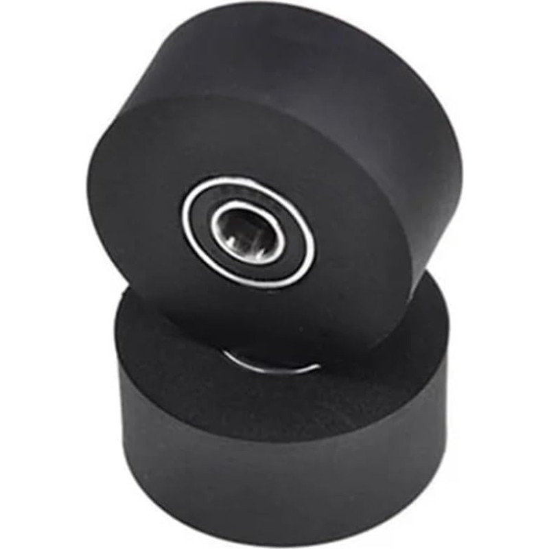 1 Stück 10 mm Innendurchmesser 45 mm Durchmesser Polyurethan-geformte Lagerscheibe PUT680045-20 Doppeltes 6800-Lager PU-beschichtete Rolle 10 * 45 * 20(6x35x30mm)