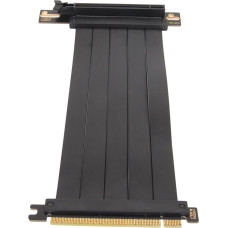 PCIE 4.0 X16 vaizdo plokštės prailginimo kabelis, skirtas RX 7900 XT 7800 XT 7700 XT 7600 7500 90 laipsnių GPU prailginimo kabelis, lankstus (20 cm)