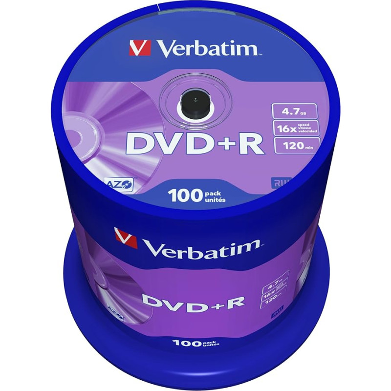 Verbatim 43551 DVD + R PC Component Silver