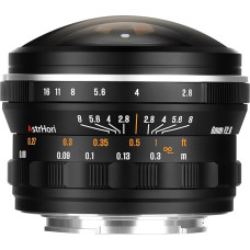 AstrHori 6mm F2.8 220° itin plataus kampo žiedinis 