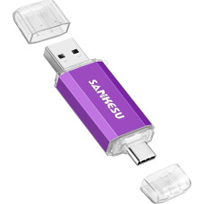 128 GB USB C atmintinė su A ir C tipo prievadais, USB 3.1 atmintinė 150 MB/s, USB atmintinė C tipo mobiliajam telefonui, 