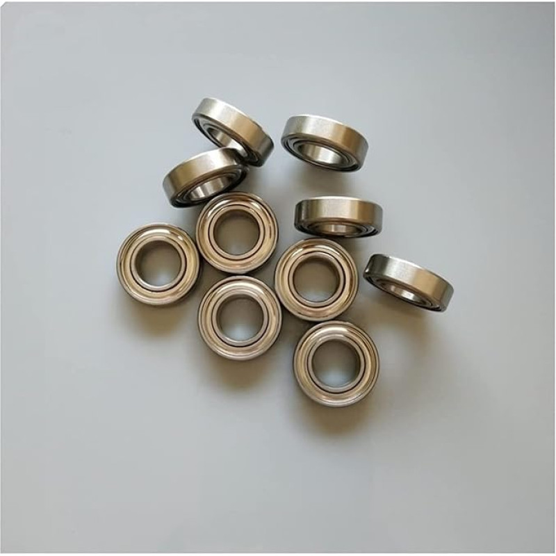 4 Stück MR2010ZZ Edelstahl-Kugellager 10 x 20 x 5 mm, Sondergröße, S6800ZZ Angelrollenlager