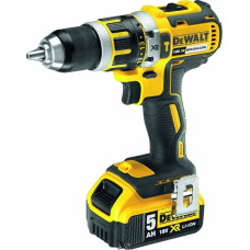 DeWalt, Trapano avvitatore a percussione, a batteria Li-Ion BL 18 V 5, 0 Ah, DCD795P2-QW