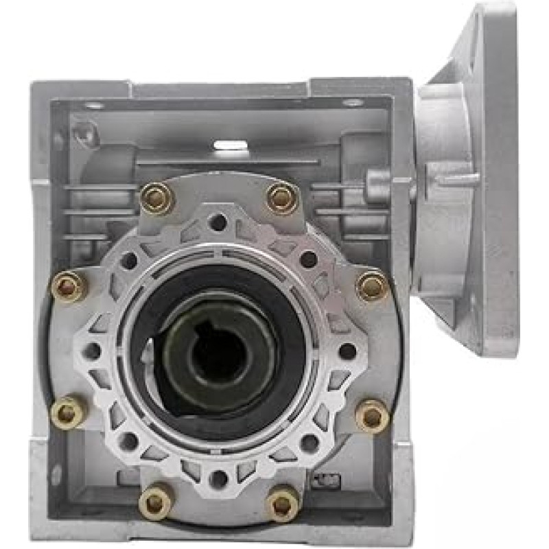 NMRV075 Schneckengetriebe-Drehzahlminderer, 110 x 110 mm Flansch mit 19 mm Eingangswelle, 28 mm Ausgangsbohrung for 110 Servomotor Metallgetriebe