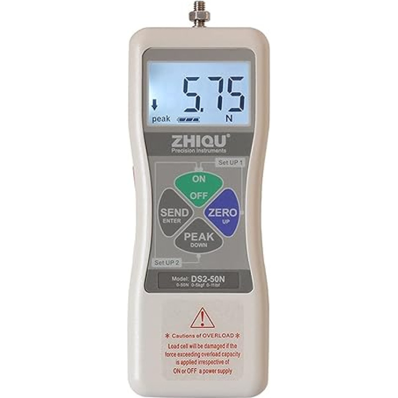 Hohe Präzision digitaler LCD-Push-Kraft-Messgerät Push-Pull 200n 20kg-Kraft-Tester kleiner Sensor-Dynamometer neuer DS2-200N, Gute Zähigkeit