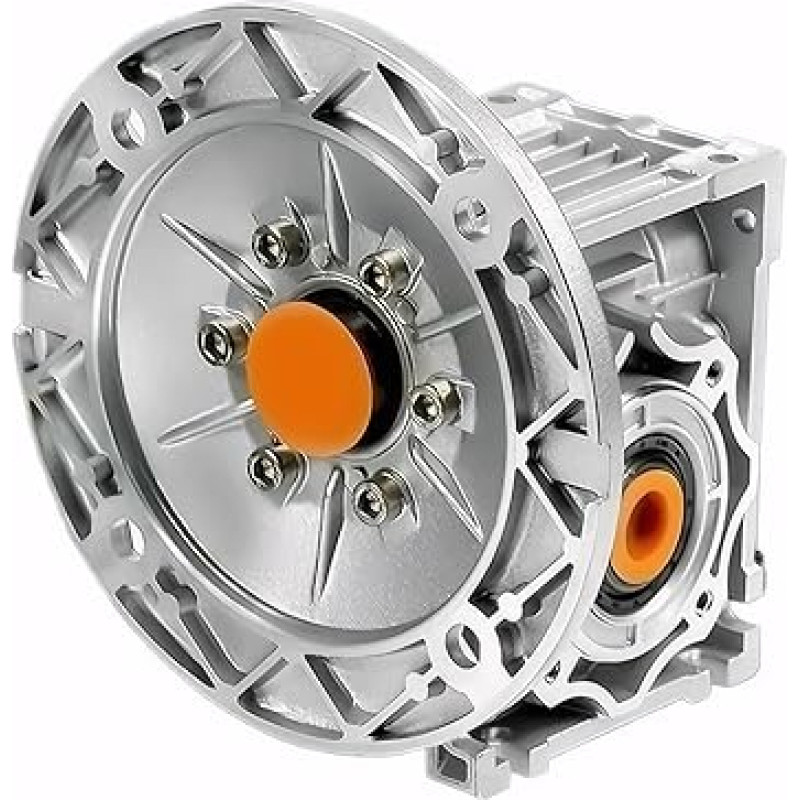 NMRV040 Schneckengetriebe-Drehzahlminderer 71B5 Rundflansch mit 11 mm Eingangswelle 19 mm Ausgangsbohrung Metallgetriebe