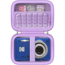 BOVKE kelioninis dėklas Kodak PIXPRO FZ55 FZ53 FZ45 FZ43 16MP skaitmeniniam fotoaparatui, violetinės spalvos, lagamino organizatorius