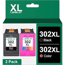 LOFBLAT 302 302XL Multipack Printer Cartridges Replacement for HP 302 XL 302XL Cartridges 302XL for HP Envy 4525 4520 4522 4527 DeskJet 3630 3636 3638 3639 1110 2130 3633 OfficeJet 38 31 38 30 3833 5220 5230