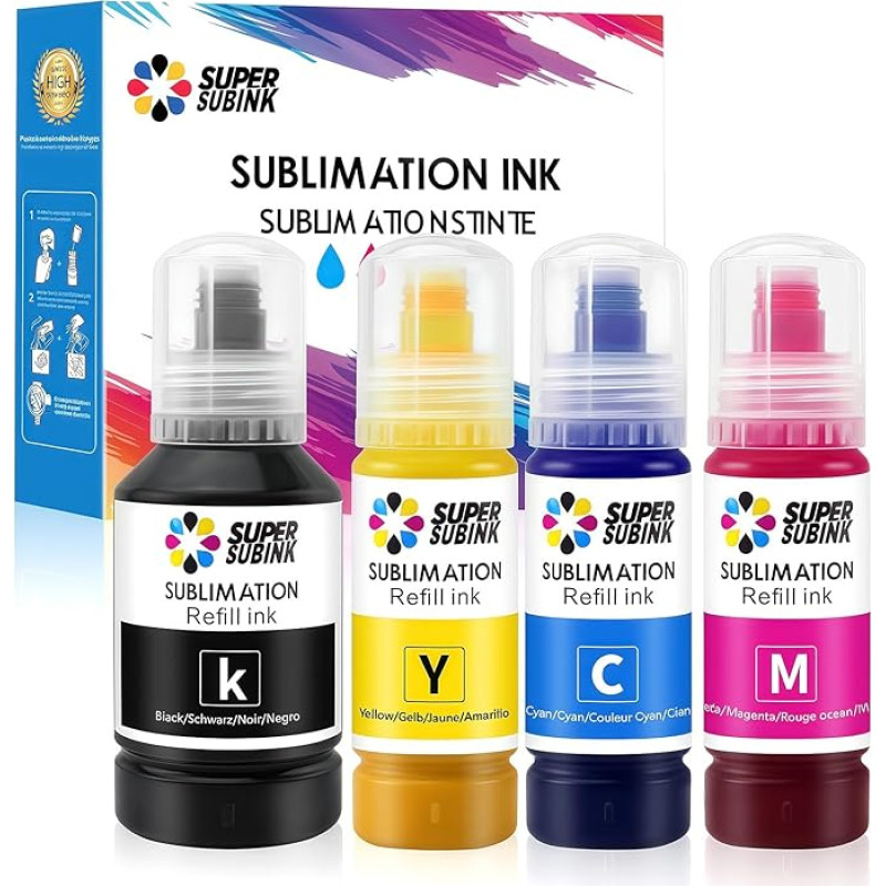 Sublimation Ink for Epson et 2870 1810 2810 1800 2710 2726 2811 f100 Printer