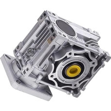 Servomotor nmrv050 Getriebe Schneckengetriebe Untersetzungsverhältnis Eingangsanschluss 19 mm Eingangslöcher 25 mm Schrittmotor-Untersetzungsgetriebe(50 to 1,Nema42-110x110)