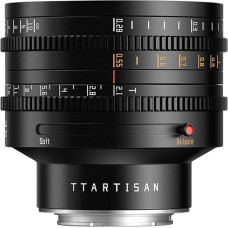 TTArtisan 35 mm CINE T2.1 Dual Bokeh metalinio korpuso objektyvas, skirtas 