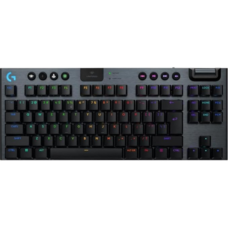 G915 X Lightspeed TKL žemo profilio belaidė žaidimų klaviatūra - JAV QWERTY išdėstymas
