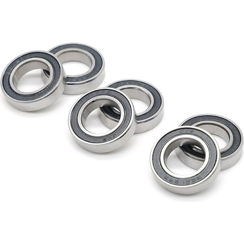 S6801RS Guoliai 12 x 21 x 5 mm ABEC-7 440C nerūdijančio plieno S 6801RS Rutuliniai guoliai 6801 Nerūdijančio plieno rutuliniai guoliai Pakuotė po 10 vnt.