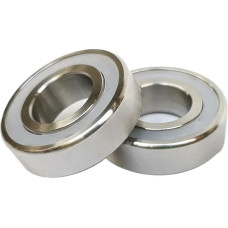 2 Stück Lager aus Edelstahl 316 S6200 6201 6202 6203 6204 6205 6206 6207(6207 35x72x17mm)