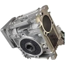 RV30 Schneckengeschwindigkeitsreduzierer - 6,35 mm Eingangswelle, 14 mm Ausgangsloch, rechter Ausgang, 2,6-24 Nm Drehmoment for Nema 23 Schrittmotor(Ratio 7.5 to1)
