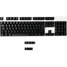 YMDK 105 Vokietijos ISO dvigubo šūvio PBT blizgių OEM profilio klavišų dangtelių rinkinys, tinkantis 