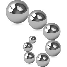 Guolio rutuliukas G100 304 nerūdijančio plieno sklandus rutuliukas, kurio skersmuo 1-12 mm, skirtas guoliams / DIY remontui / lauko medžioklei IDGTTLDF (1,2 mm - 1000 vnt.)