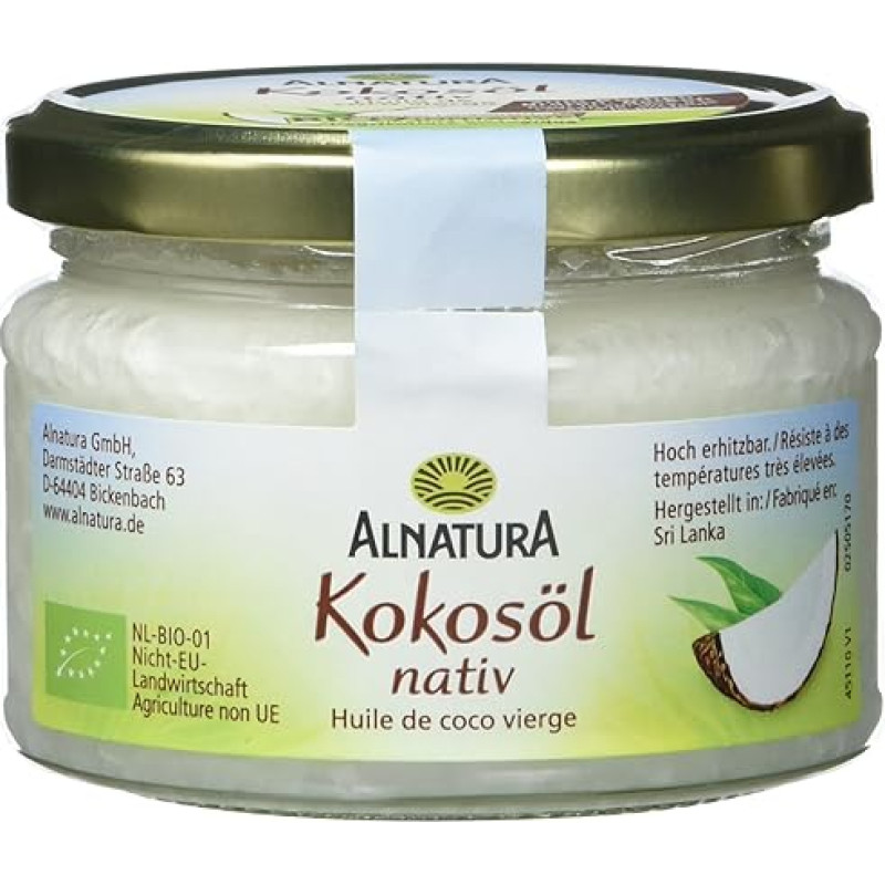 Alnatura Ekologiškas kokosų aliejus Virgin 220 ml