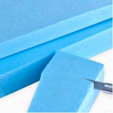 Mėlyna putplasčio plokštė, didelio tankio putplasčio paminkštinimas sėdimoms vietoms, sėdynėms, langų sėdynėms, sėdynių pagalvėlėms, 3/5/7/10 cm storio putplasčio plokštės čiužinys (7 cm storio, 180 x 40 cm)