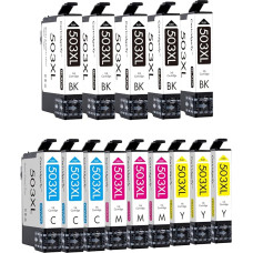 503 XL Printer Cartridges Compatible with Epson 503 503XL Cartridges Multipack for Expression Home XP-5200 XP-5205 XP5200 XP5205, Workforce WF-2960 WF-2965 WF-2960DWF WF-2965DWF (Pack of