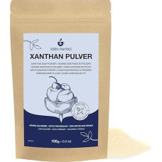 IDDA Žolelių ksantano dervos milteliai 100 g tirštiklis Xantana milteliai Keto draugiškas natūralus maisto stabilizatorius Ksantano derva ledams