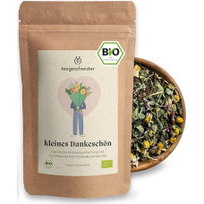 teegeschwister® Small Thank You Organic Tea | High Quality Herbal Tea with Rooibos, Chamomile & Peppermint | Perfect Thank You Gift | Natural | 80 g