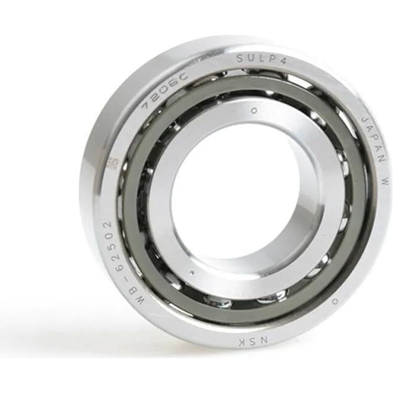 1 Paar 7008 7008AC 2RZ P4 DB DT EINE 40x68x15 40x68x30 Versiegelt Schrägkugellager Geschwindigkeit Spindel Lager(7008AC-2RZ-P4-DTA)