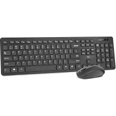 Rii RK200 belaidė klaviatūra ir pelė 2,4 GHz belaidė klaviatūra pelė Kompiuteris Nešiojamasis kompiuteris 