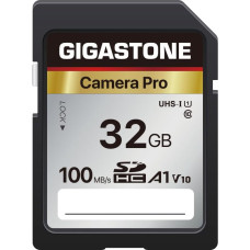 GIGASTONE 32GB SDHC Memory Card Camera Pro up to 100MB/s Compatible with Canon Olympus Digital Cameras Full HD Video Recording A1 V10 UHS-I U1 Class 10