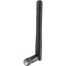 Sourcing Map WiFi Antenna 3dBi 2.4/5.8GHz SMA Male Omni-Direction Dual Band 110mm Foldable Bluetooth Zigbee Antenna Compatible Black