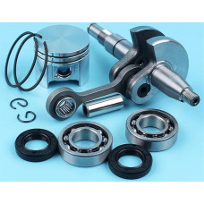 38 mm-Kolben, 10 mm-Stift, Kurbelwellen-Kugellager, Öldichtungssatz, skirtas STIHL 018 MS180 Kettensäge OEM # 1130 030 2004/1132 030 0402