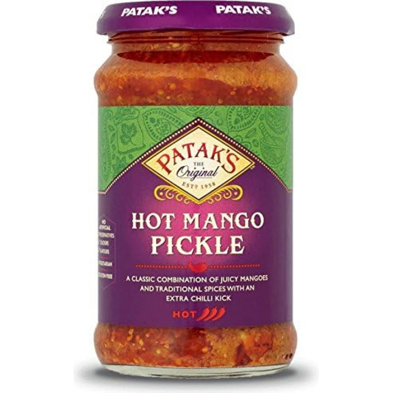 Pataks Pikantes Mango marinatas 283 g Pasta padažas