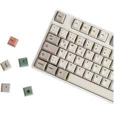 YMDK 161 klavišų 9009 klavišų dangteliai vokiečių QWERTZ Cherry Profile Dye Sub Top Print PBT klavišų dangtelis 61/68/87/98/104/108 Layout MX mechaninei klaviatūrai