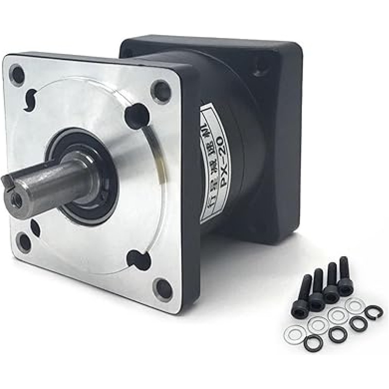 Nema23 Planetengetriebe Drehzahlminderer Abwärtsgetriebe 14mm Welle 57 Schrittmotor Untersetzungsgetriebe Planetengetriebe Nema 23 1St (santykis 60 į 1,8 įėjimo 14 išėjimo)
