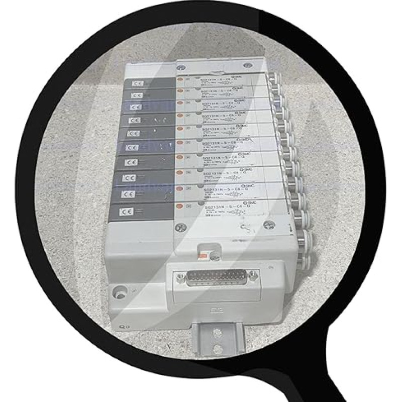 1 vnt. SQ2131N-5-C8-D su pagrindu ir 10 elektromagnetinių vožtuvų