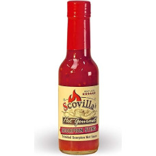 Scovillas Hot Gourmet Scorpion Sting Trinidad Scorpion Hot Sauce, 148 ml