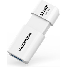 GIGASTONE 512 GB atmintinė, Z60 USB 3.2 Gen 1, 120 MB/s itin greita, be dangtelio, duomenų saugykla, atsarginė kopija, skirta kompiuteriui, kompiuteriui, televizoriui ir automobiliui, suderinama su USB 2.0/3.0/3.1