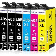 405XL spausdintuvo kasetės, suderinamos su Epson 405 405XL kasetės, suderinamos su Epson Workforce Pro WF-3820 WF-3825 WF-4820 WF-4825 WF-4830 WF-7830 WF-7835 WF-7840 WF7830 W-4820 WF4830,