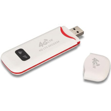 4G LTE USB WiFi modemo dongle su SIM kortelės lizdu, 300Mbps didelės spartos mobilusis WiFi Hotspot maršrutizatorius su 10 vartotojų bendrinimu telefonui, kompiuteriui, nešiojamajam kompiuteriui, planšetiniam kompiuteriui