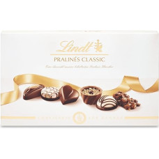 Lindt Chocolate - Chocolates for Connoisseurs Classic, 200 g, Box of 20 Chocolates in 11 Delicious Varieties with and without Alcohol, Chocolate Gift